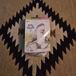 Silly Shark Jumpsuit Infant 12-18 Mths Costume